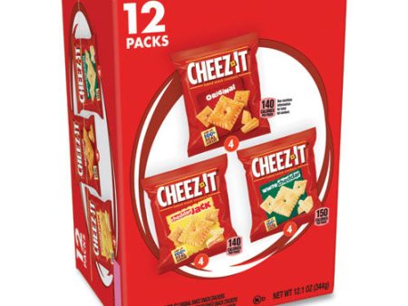 Baked Snack Crackers, Variety Pack, 0.75 Oz Bag, 12 box For Cheap