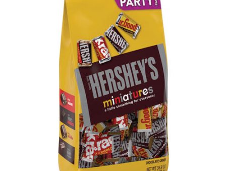 Chocolate Miniatures Party Pack Assortment, 35.9 Oz Bag, 2 Bags carton Cheap