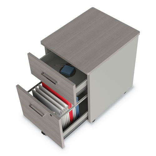 Urban Mobile File Pedestal, Left Or Right, 2-drawers: Box file, Legal a4, Ash, 16  X 15.25  X 23.75  Online now