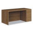 10500 Series Single Pedestal Desk, Right Pedestal: Box box file, 66  X 30  X 29.5 , Pinnacle Cheap