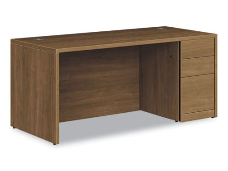 10500 Series Single Pedestal Desk, Right Pedestal: Box box file, 66  X 30  X 29.5 , Pinnacle Cheap