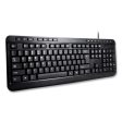 Akb132ub 118-key Mm Desktop Usb Keyboard, Black on Sale