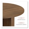 Alera Valencia Round Conference Table With Legs, 42  Diameter X 29.5h, Modern Walnut Cheap