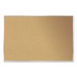 Aluminum-frame Natural Corkboard, 60.5  X 48.5 , Tan Surface, Satin Aluminum Frame For Discount