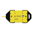 Power It! Safety Power Strip With Gfci Plug, 8 Outlets, 12 Ft Cord, Yellow black Fashion