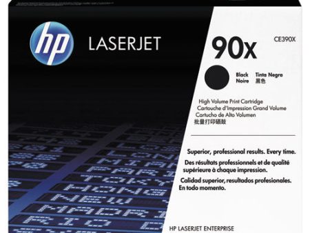 Hp 90x, (ce390x) High-yield Black Original Laserjet Toner Cartridge Discount