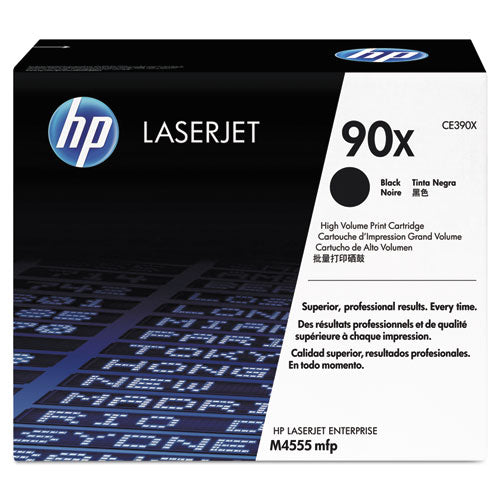 Hp 90x, (ce390x) High-yield Black Original Laserjet Toner Cartridge Discount