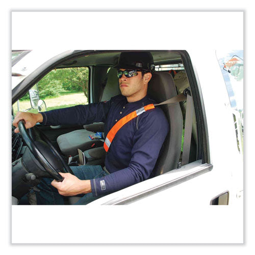 Glowear 8004 Hi-vis Seat Belt Cover, 6  X 18.5 , Orange Sale