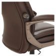 Alera Veon Series Executive High-back Bonded Leather Chair, Supports Up To 275 Lb, Brown Seat back, Bronze Base Online