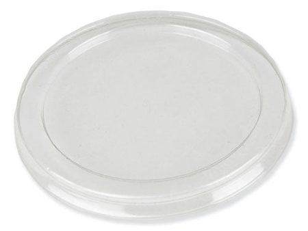 Dome Lids For 3.25  Round Containers, 3.25  Diameter, Clear, Plastic, 1,000 carton Hot on Sale