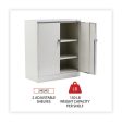 Assembled 42  High Heavy-duty Welded Storage Cabinet, Two Adjustable Shelves, 36w X 18d, Putty Online Hot Sale