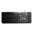 Akb132ub 118-key Mm Desktop Usb Keyboard, Black on Sale