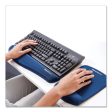 Plushtouch Mouse Pad With Wrist Rest, 7.25 X 9.38, Blue Online now