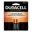 Rechargeable Staycharged Nimh Batteries, Aaa, 2 pack Hot on Sale