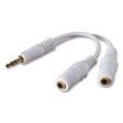 Speaker And Headphone Splitter, White Discount