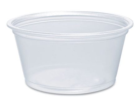 Conex Complements Portion medicine Cups, 2 Oz, Plastic, Clear, 125 bag, 20 Bags carton Sale