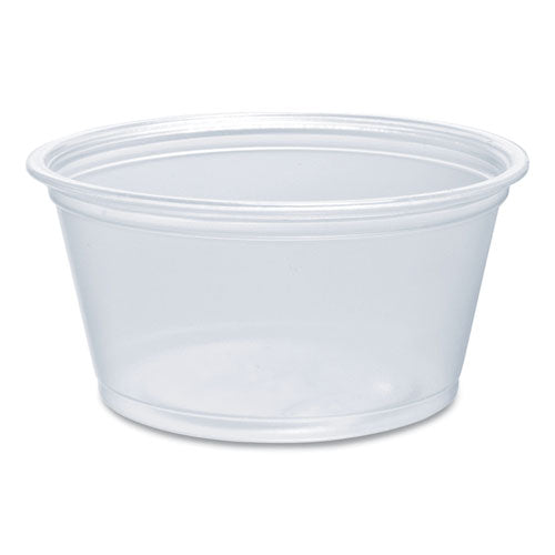 Conex Complements Portion medicine Cups, 2 Oz, Plastic, Clear, 125 bag, 20 Bags carton Sale