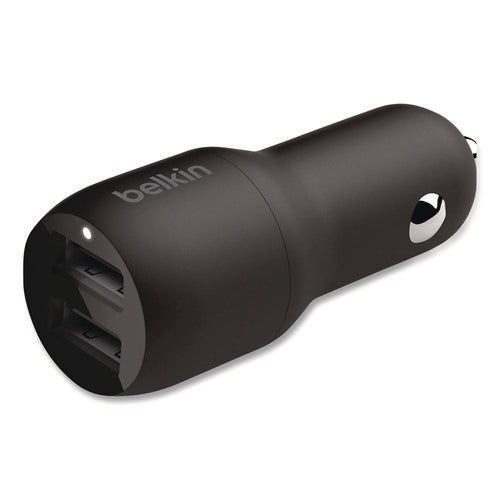 Boost Charge Dual Car Charger With Pps, Usb-a usb-c, Black Supply