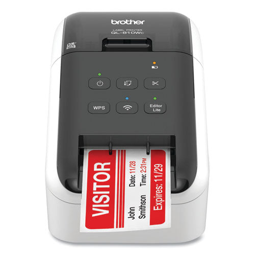 Ql-810wc Ultra Fast Label Printer, 110 Labels min Print Speed, 5 X 5.7 X 9.2 Online Hot Sale