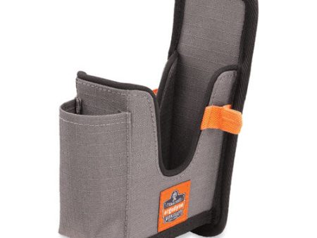 Squids 5541 Handheld Barcode Scanner Holster With Belt Clip, 2 Compartments, 2.75 X 3.5 X 7.3, Polyester,gray For Sale