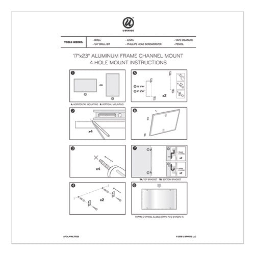 4n1 Magnetic Dry Erase Combo Board, Week month Planning, 24 X 18 (actual Size: 23 X 17), Tan wh Surface, Satin Aluminum Frame For Cheap