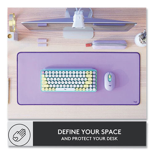 Studio Series Polyester Desk Mat, 27.5 X 11.8, Lavender For Sale