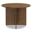 Alera Valencia Round Conference Table With Legs, 42  Diameter X 29.5h, Modern Walnut Cheap