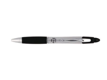 Z-grip Max Ballpoint Pen, Retractable, Medium 1 Mm, Black Ink, Silver black Barrel, 12 pack Sale