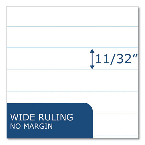 Boardroom Gummed Pad, Wide Rule, 50 White 8.5 X 11 Sheets, 72 carton Online