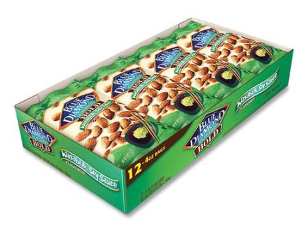 Wasabi And Soy Sauce Flavored Almonds, 4 Oz Bag, 12 Bags box For Discount