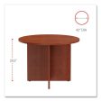 Alera Valencia Round Conference Table With Legs, 42  Diameter X 29.5h, Medium Cherry Supply