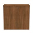 Alera Valencia Series Bookcase,two-shelf, 31.75w X 14d X 29.5h, Modern Walnut For Sale