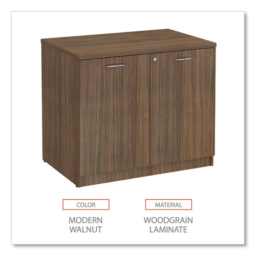 Alera Valencia Series Storage Cabinet, 34.3w X 22.78d X 29.5h, Modern Walnut Online