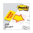 Arrow Message 1  Page Flags,  sign Here , Yellow, 50 Flags dispenser, 2 Dispensers pack Online now