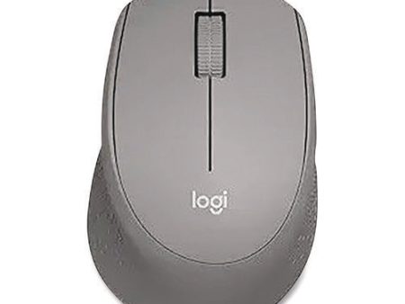 M330 Silent Plus Mouse, 2.4 Ghz Frequency 33 Ft Wireless Range, Right Hand Use, Gray Hot on Sale