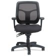 Apollo Multi-function Mesh Task Chair, Supports Up To 250 Lb, 18.9  To 22.4  Seat Height, Silver Seat back, Black Base Hot on Sale