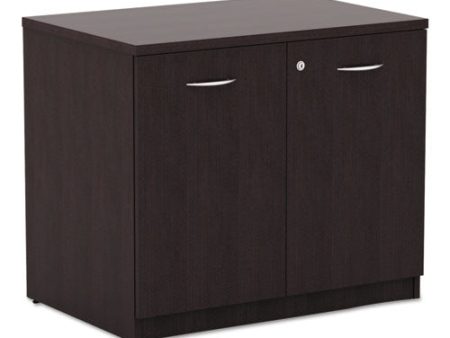 Alera Valencia Series Storage Cabinet, 34.13w X 22.78d X 29.5h, Espresso Hot on Sale