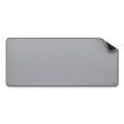 Studio Series Polyester Desk Mat, 27.5 X 11.8, Mid Gray Online now