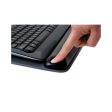 Antimicrobial Gel Keyboard Wrist Rest Platform, 19.6 X 10.6, Black gray silver Sale