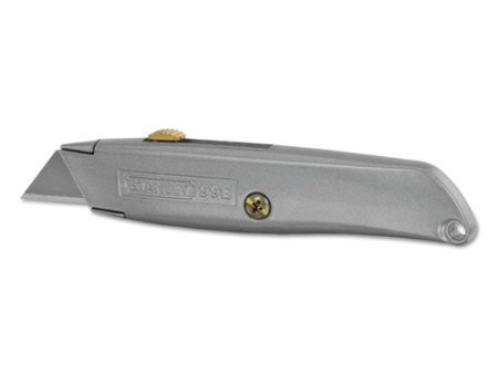 Classic 99 Utility Knife With Retractable Blade, 6  Die Cast Handle, Gray For Sale