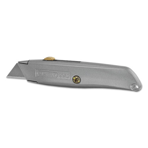 Classic 99 Utility Knife With Retractable Blade, 6  Die Cast Handle, Gray For Sale