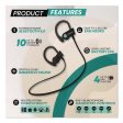 Race Series Wireless Bluetooth 4.2 Stereo Earphones With Built-in Mic, Black Online now