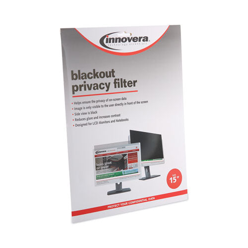 Blackout Privacy Filter For 15  Flat Panel Monitor laptop Supply