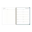 Bakah Blue Weekly monthly Planner, Floral Artwork, 11 X 8.5, Blue white Cover, 12-month (jan To Dec): 2025 Discount