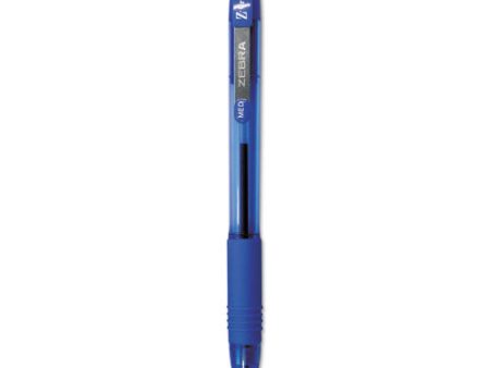 Z-grip Ballpoint Pen, Retractable, Medium 1 Mm, Blue Ink, Translucent Blue blue Barrel, 12 pack Online Sale