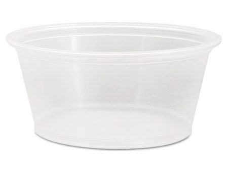 Conex Complements Portion medicine Cups, 3.25 Oz, Plastic, Clear, 125 bag, 20 Bags carton Sale