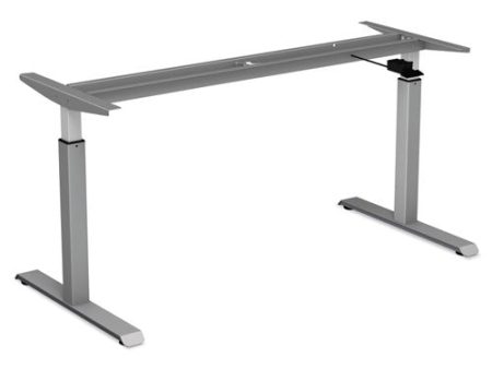 Adaptivergo Sit-stand Pneumatic Height-adjustable Table Base, 59.06  X 28.35  X 26.18  To 39.57 , Gray Online