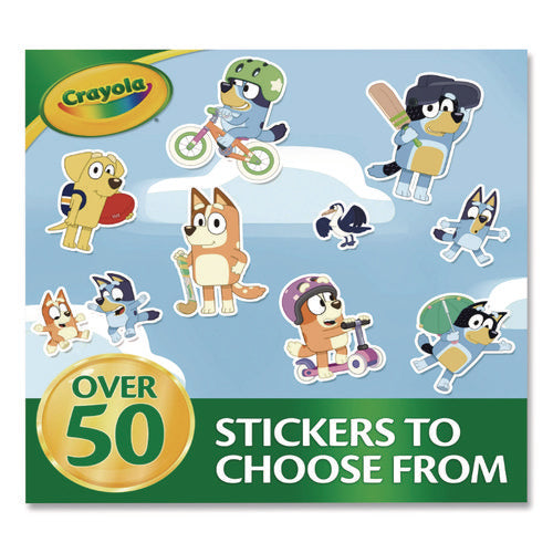 Bluey Color And Sticker Activity Set, (32) Coloring Sheets, (51) Stickers, (5) Pip-squeaks Markers Sale