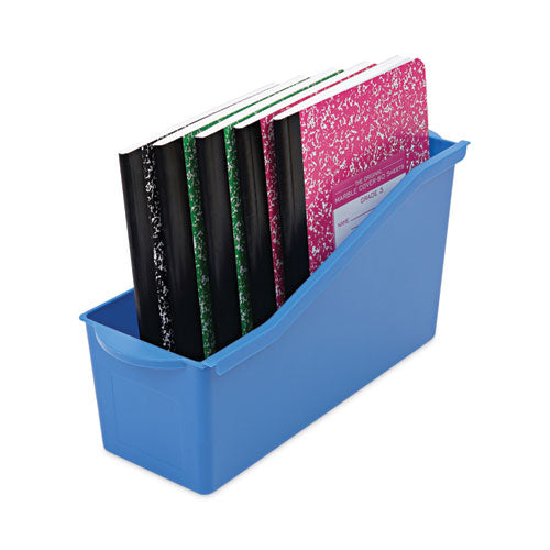 Antimicrobial Book Bin, 14.2 X 5.34 X 7.35, Blue Hot on Sale