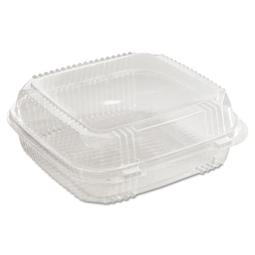 Clearview Smartlock Hinged Lid Container, 49 Oz, 8.2 X 8.34 X 2.91, Clear, Plastic, 200 carton Online Sale